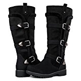 Global Win GLOBALWIN Women's Black Winter Fasion Boots 7M